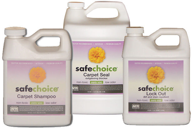 AFM SafeChoice, Comprehensive 3-Part Carpet Shampoo and Sealing System