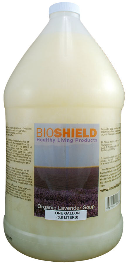 Bioshield, Organic Lavender Hand Soap, 1-Gallon