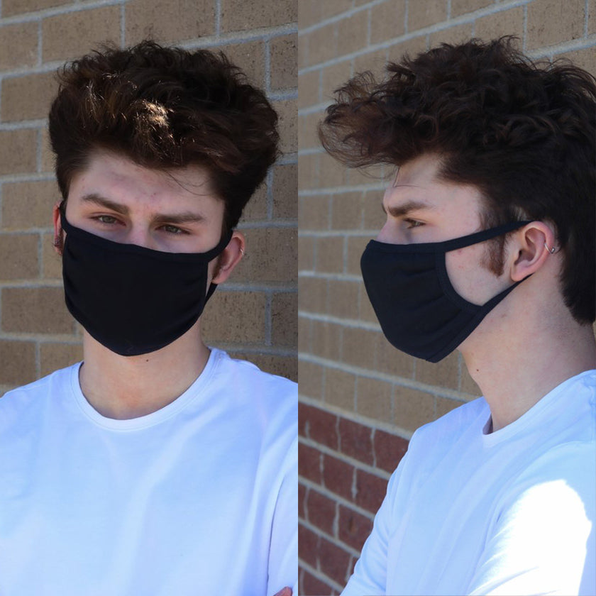 Black Cotton Mask