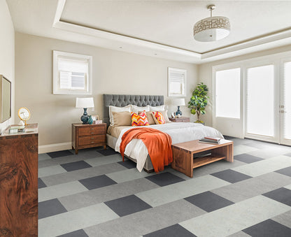 Serene Grey 3146, Volcanic Ash 3872, and Seashell 3428
