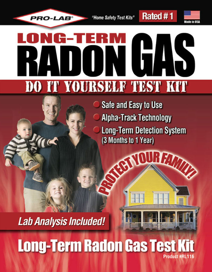 Pro-Lab, Long-Term Radon Gas Test Kit