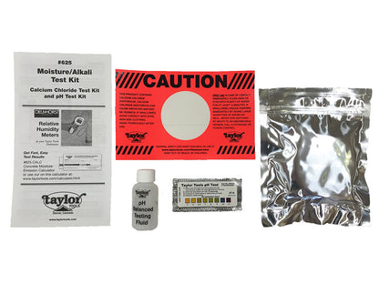 Taylor Tools Calcium Chloride Moisture Test Kit