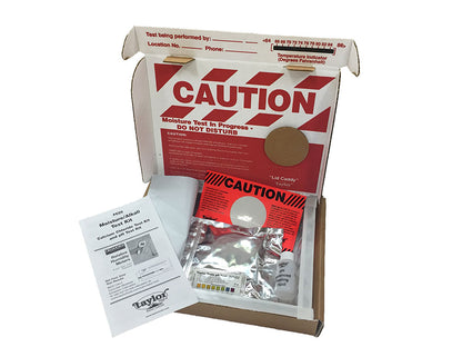 Taylor Tools Calcium Chloride Moisture Test Kit